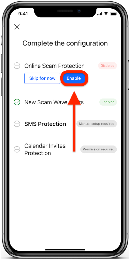 Proteção contra burlas online - Scam Copilot iOS